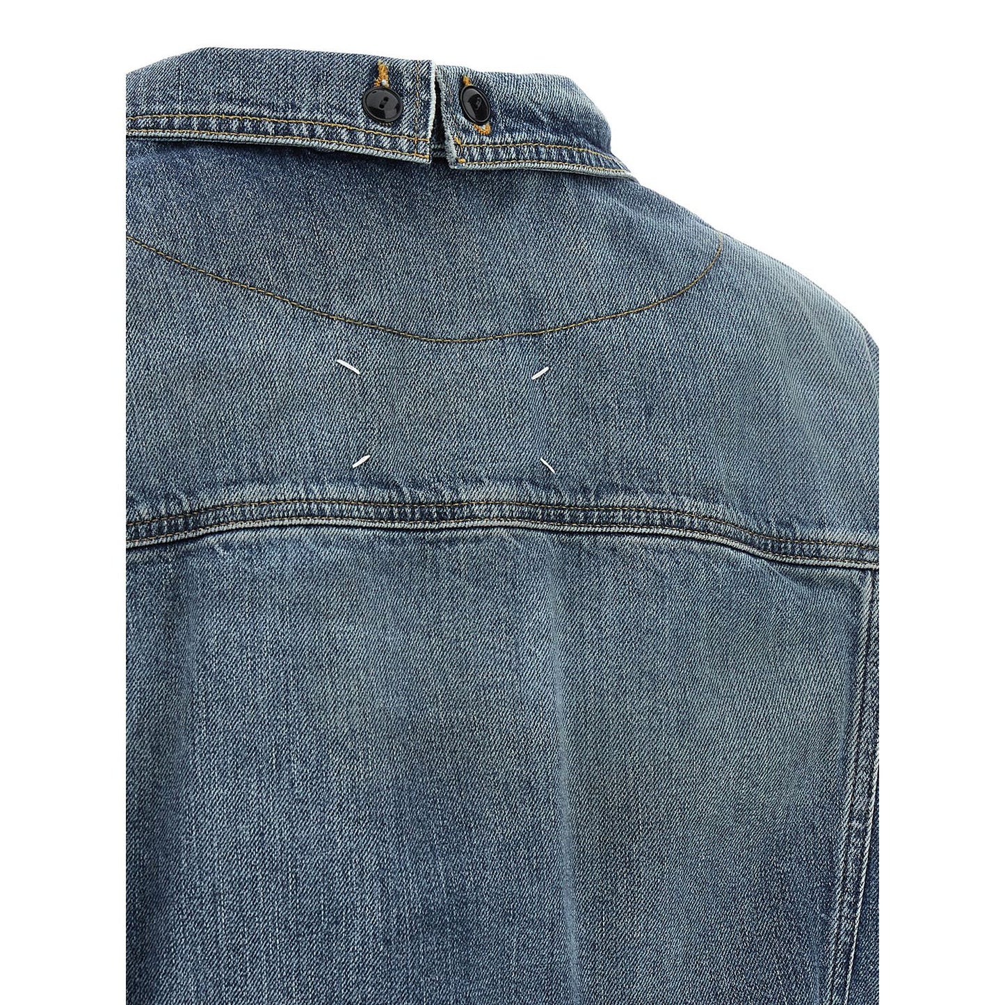 Maison Margiela Blue Cotton Denim Jacket