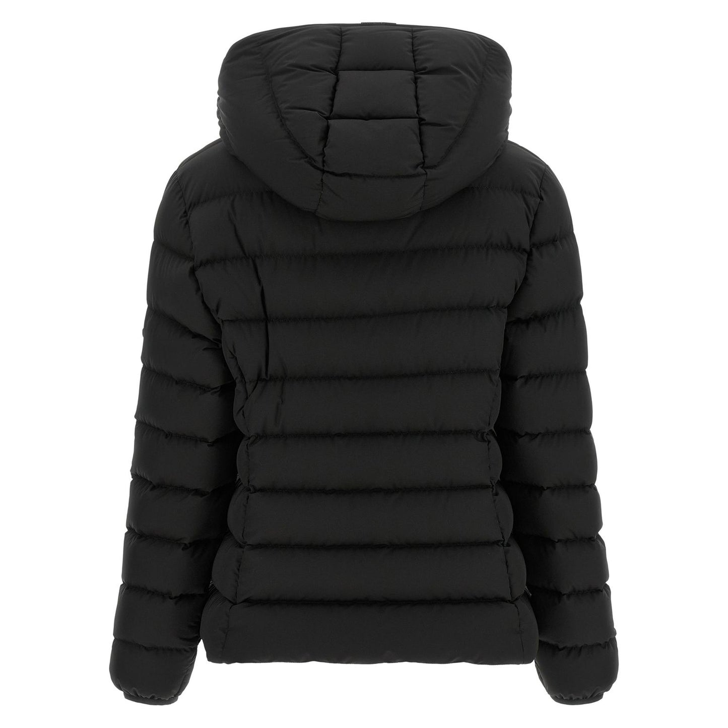 Moncler Black Polyester Full-Length Jacket
