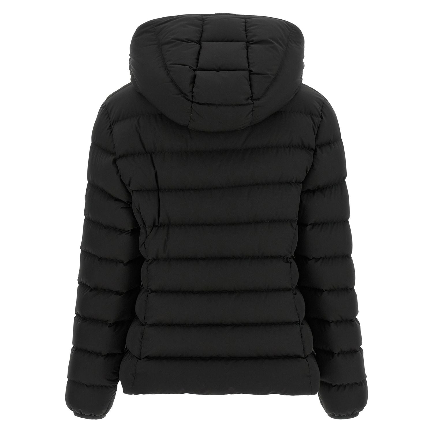 Moncler Black Polyester Full-Length Jacket