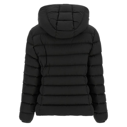 Moncler Black Polyester Full-Length Jacket