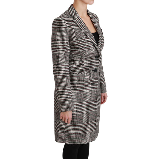 Dolce & Gabbana Multicolor Trench Knee Long Jacket Coat