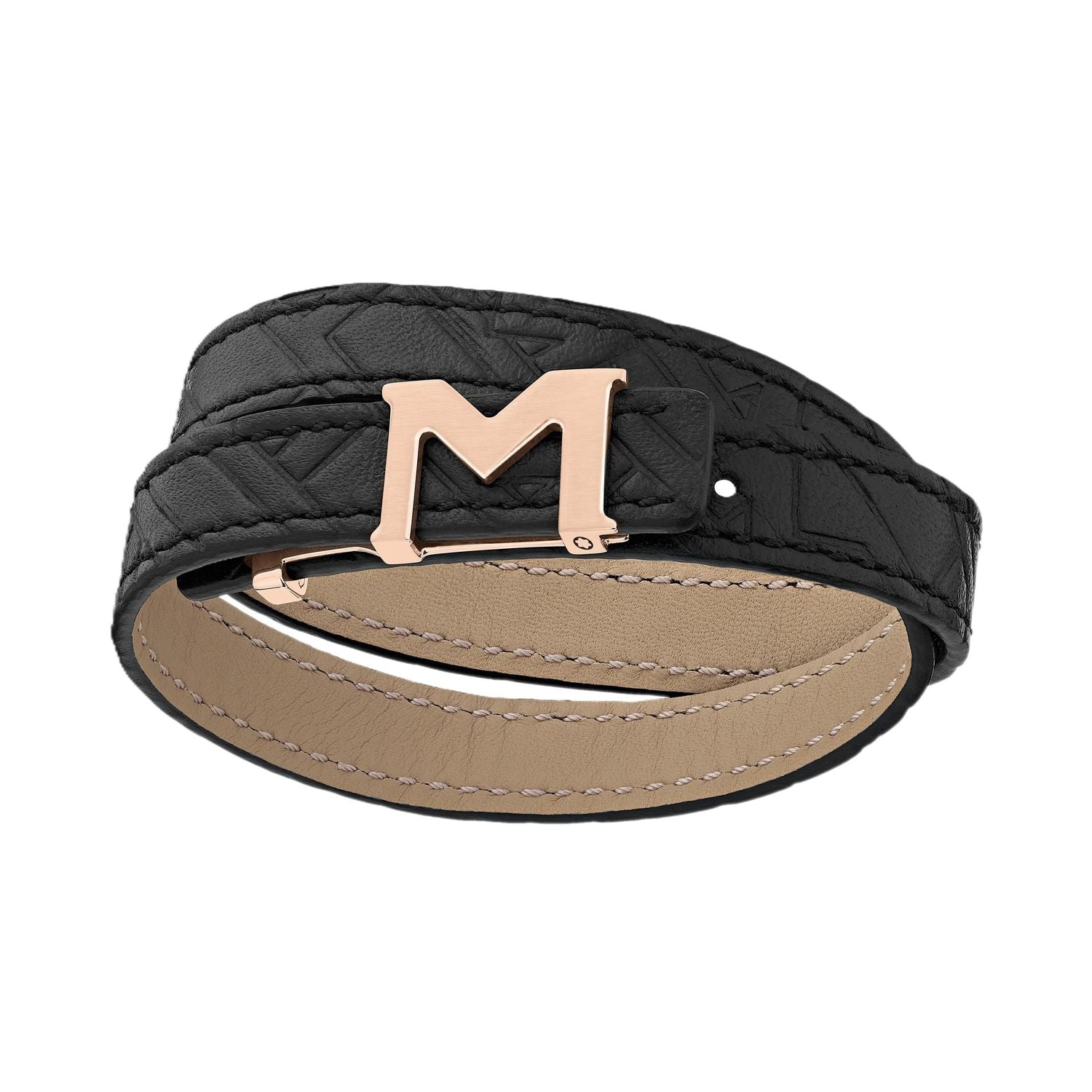 MONTBLANC LEATHER Mod. M LOGO