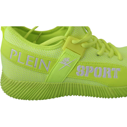 Philipp Plein Green CARTER Logo Hi-Top Sneakers Shoes MAN SNEAKERS
