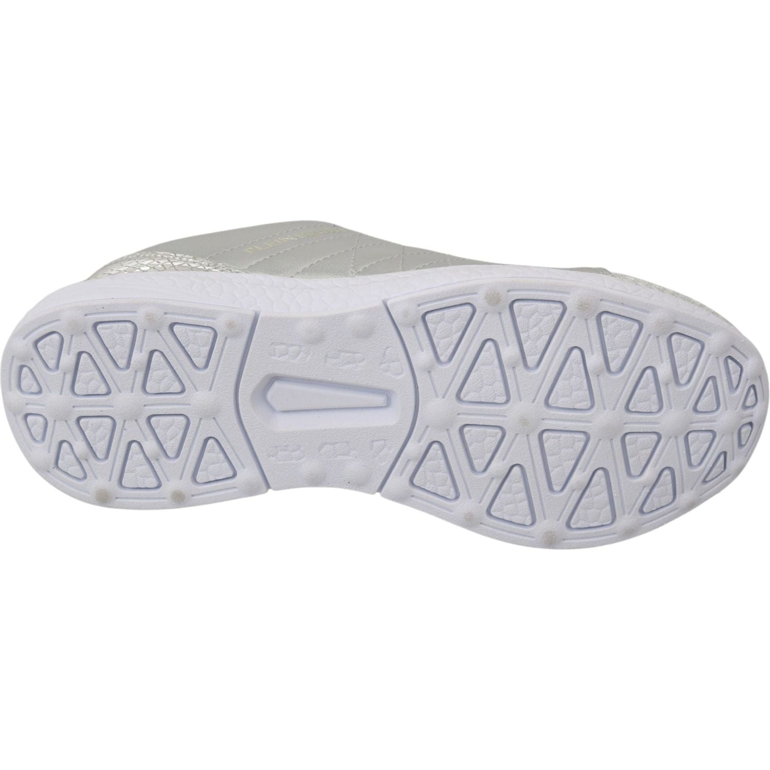 Philipp Plein Gisella Silver Polyester Sneakers Shoes