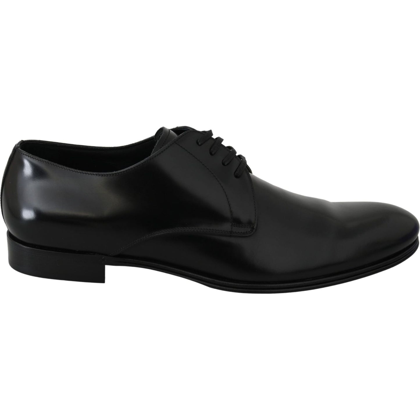 Dolce & Gabbana Derby Napoli Black Leather Dress Formal Shoes
