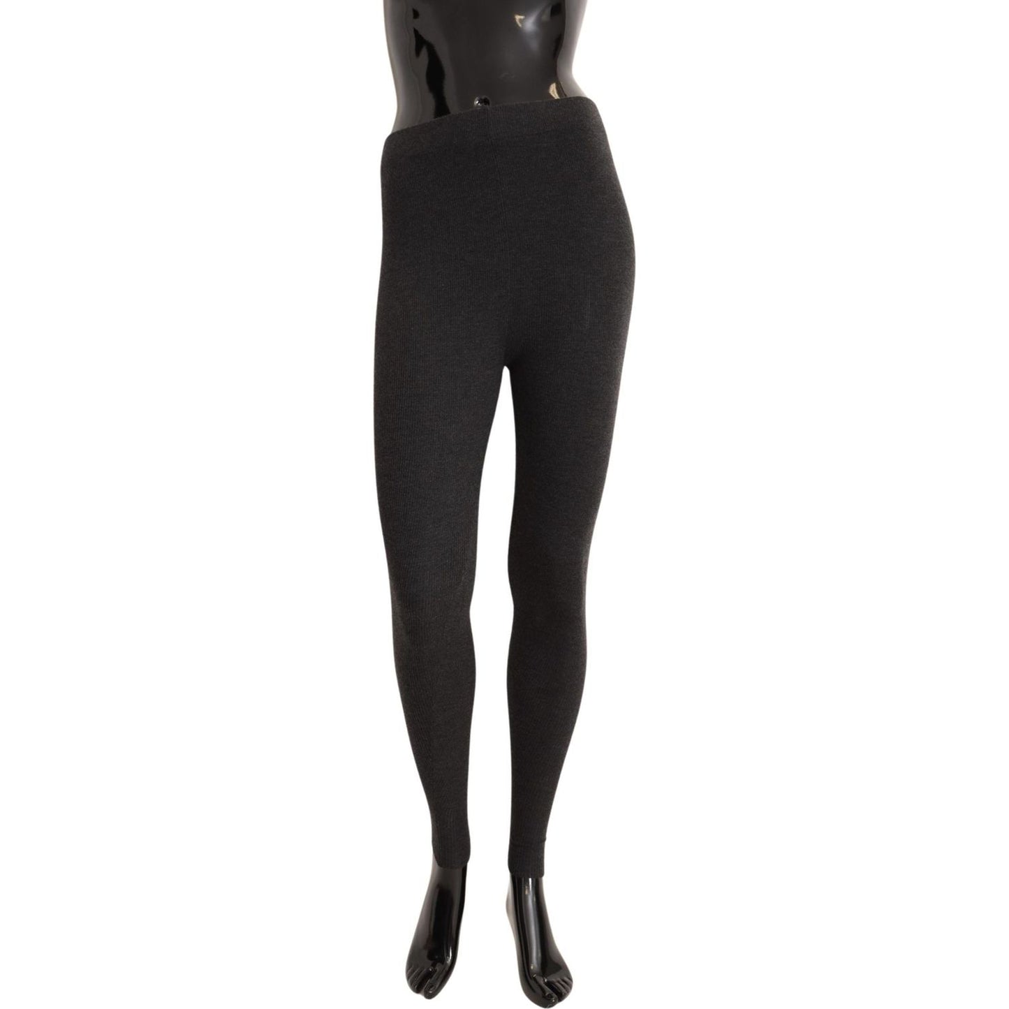 Dolce & Gabbana Gray 100% Cashmere Tights Stocking Socks