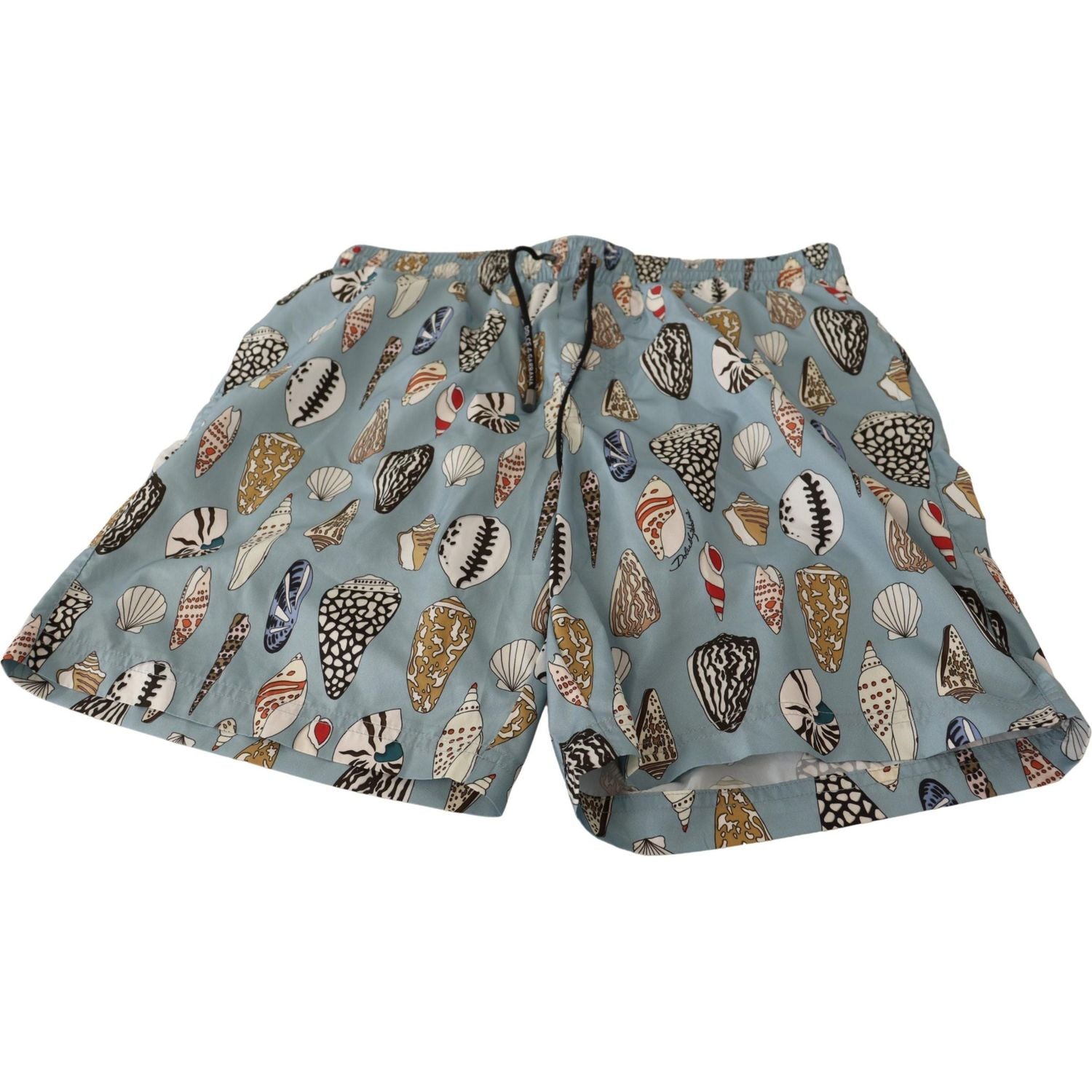Dolce & Gabbana Blue Seashell Beachwear Swimwear Shorts