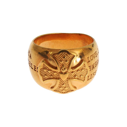 Nialaya Gold Plated 925 Silver Womens Ring Ring