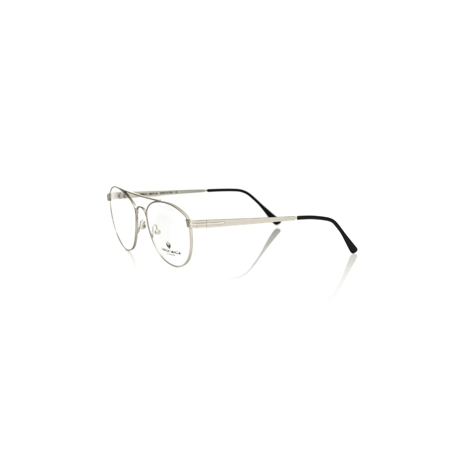 Frankie Morello Silver Metallic Fibre Glasses Frame