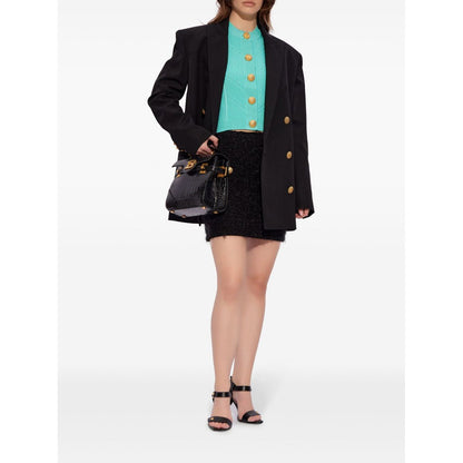 Balmain High-waisted bouclé miniskirt Skirts