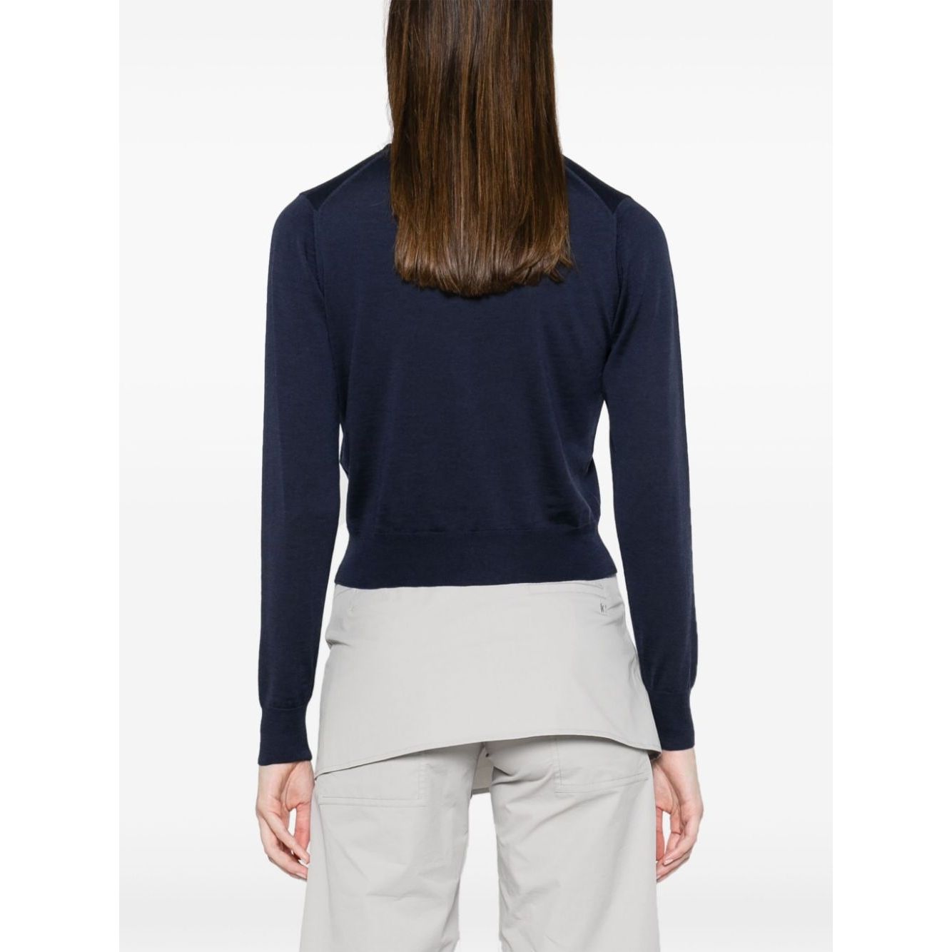 Maison Kitsuné Maison Kitsune logo-embroidered Wool Cardigan MW00507KT1036P492-P25