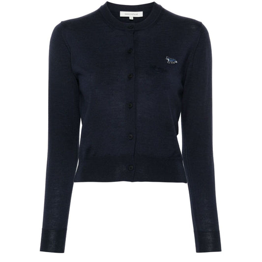 Maison Kitsuné Maison Kitsune logo-embroidered Wool Cardigan MW00507KT1036P492-P25