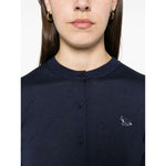 Maison Kitsuné Maison Kitsune logo-embroidered Wool Cardigan MW00507KT1036P492-P25