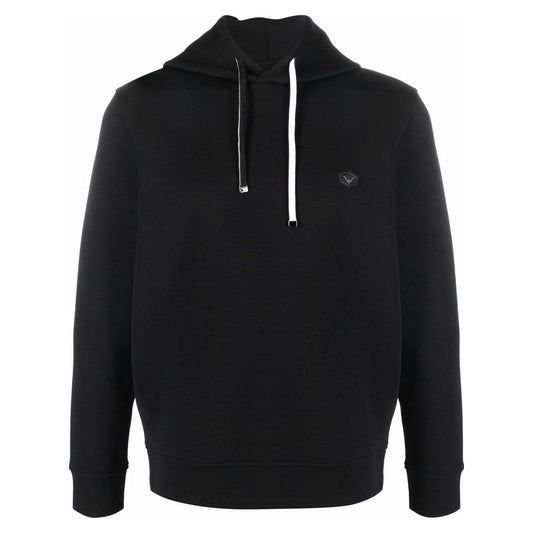 Emporio Armani Hooded sweatshirt with micro logo patch 8N1MD01JHSZ0999-P25
