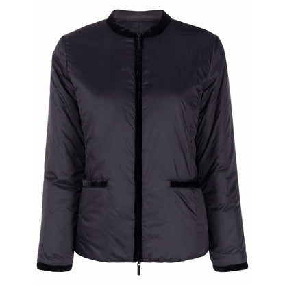 Emporio Armani Nylon reversible guru-collared jacket