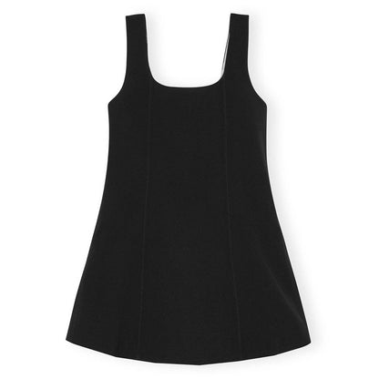 Ganni crepe mini dress