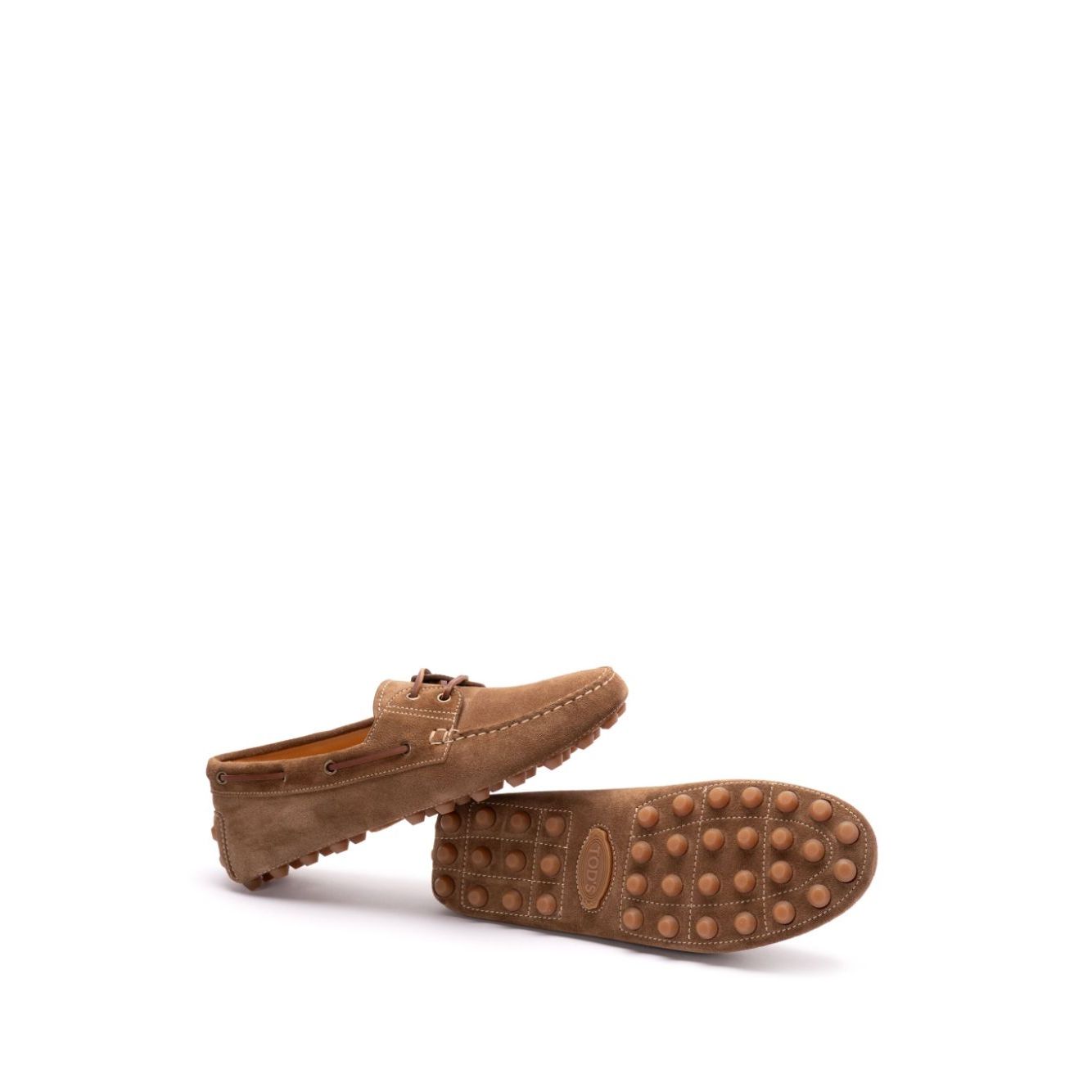 Tod's Boat Gommino Bubble in Suede Moccasins