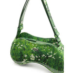 Diesel Play-Glossy shoulder bag with print
