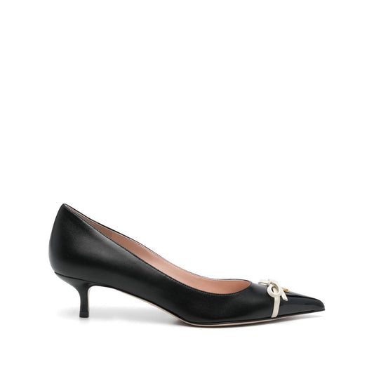 Valentino Garavani Bepointy Patent Leather and Kid Pumps 45mm WS0LQ0DAL790-P25