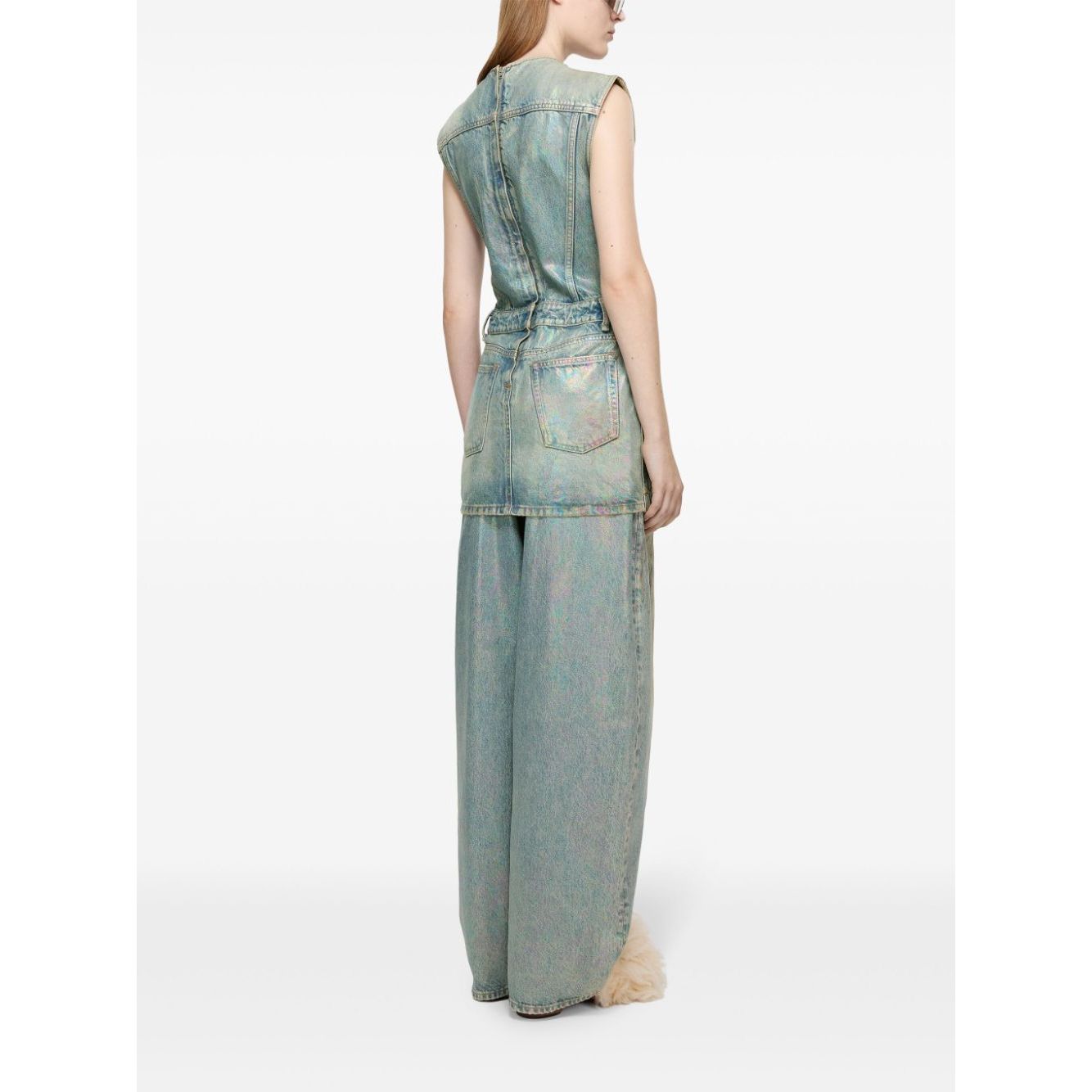 Acne Studios coated denim dress