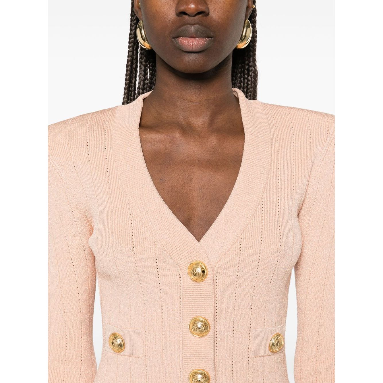 Balmain cropped Knit cardigan