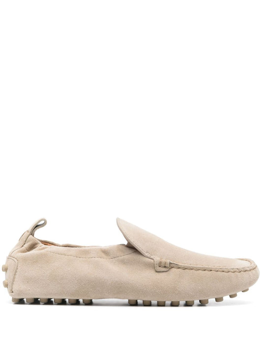 Tod's Flat shoes Beige Moccasins Tod'S Gray