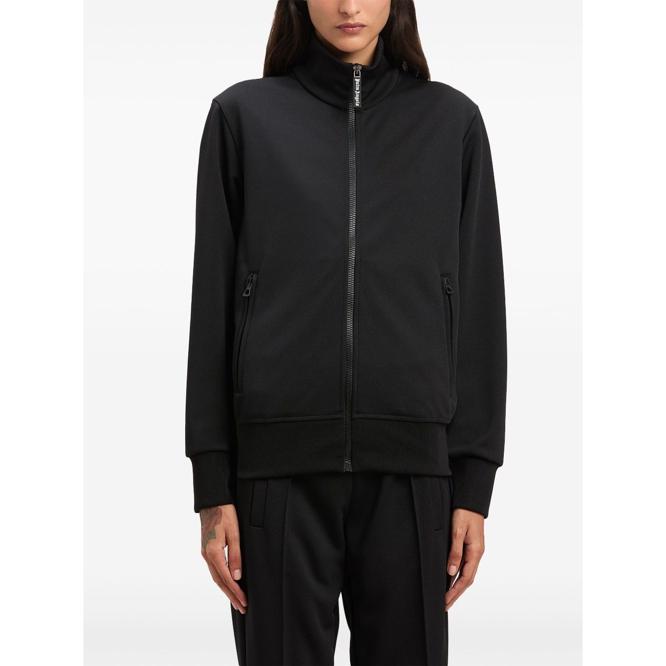 Palm Angels logo print track jacket Topwear