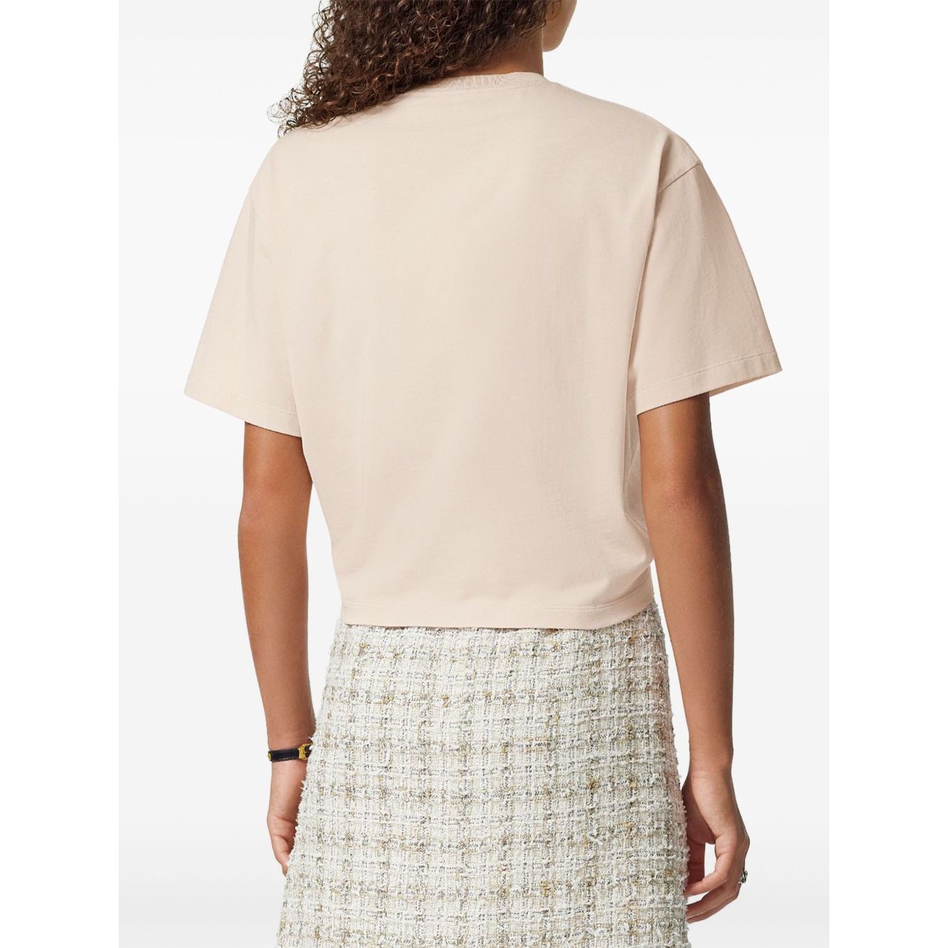 Versace 1978 Re-Edition Logo Safety Pin Short T-Shirt