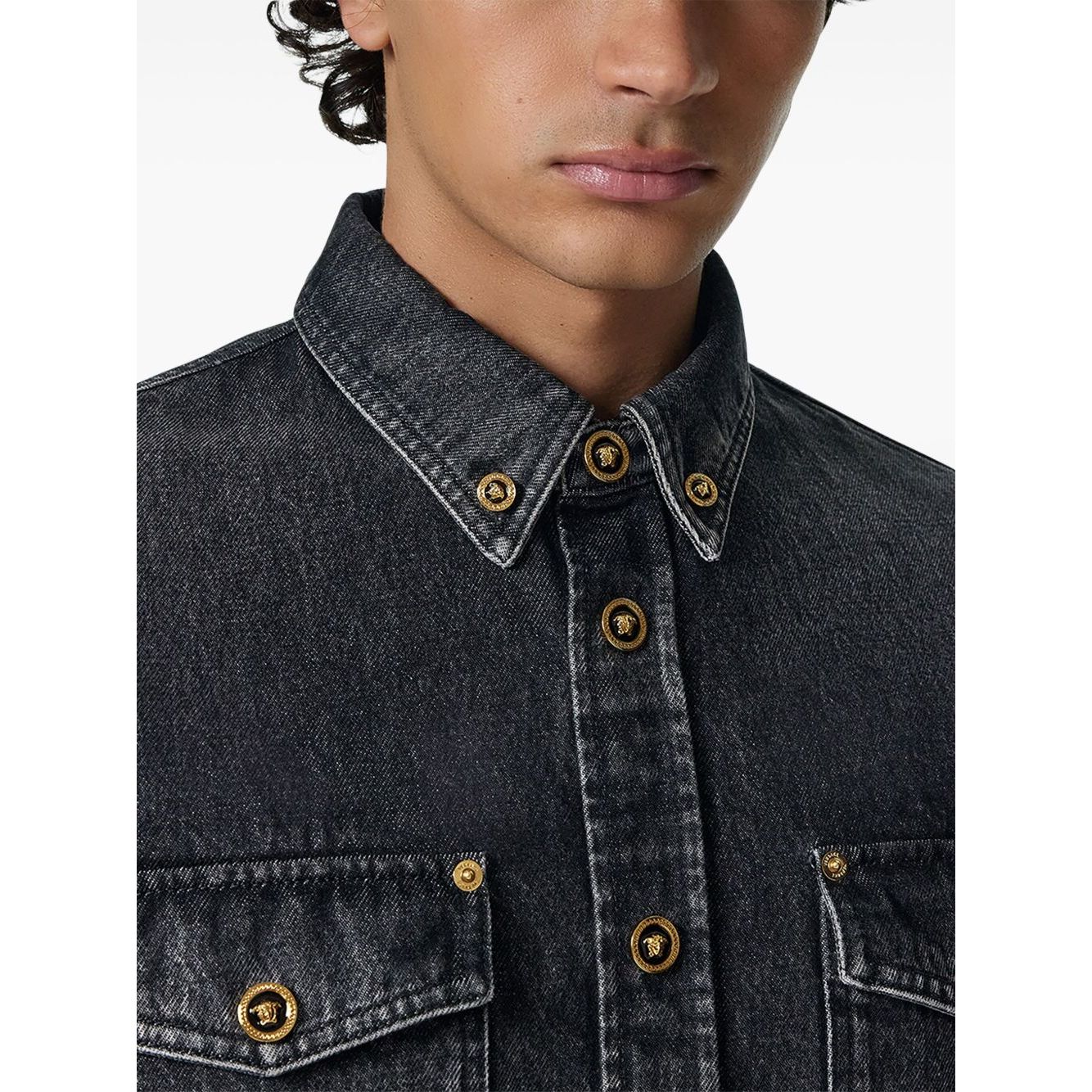 Versace denim shirt