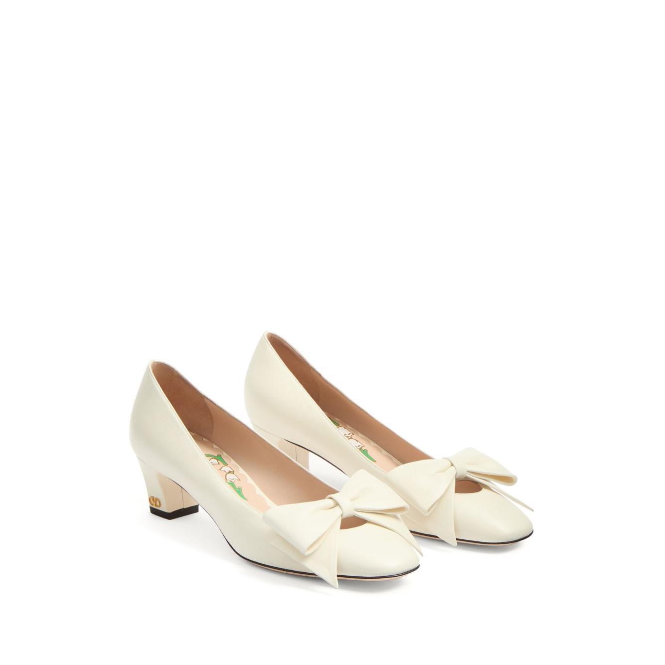 Valentino Garavani Bowow Décolleté In Kid 45mm WS0LB5DDT098-P25