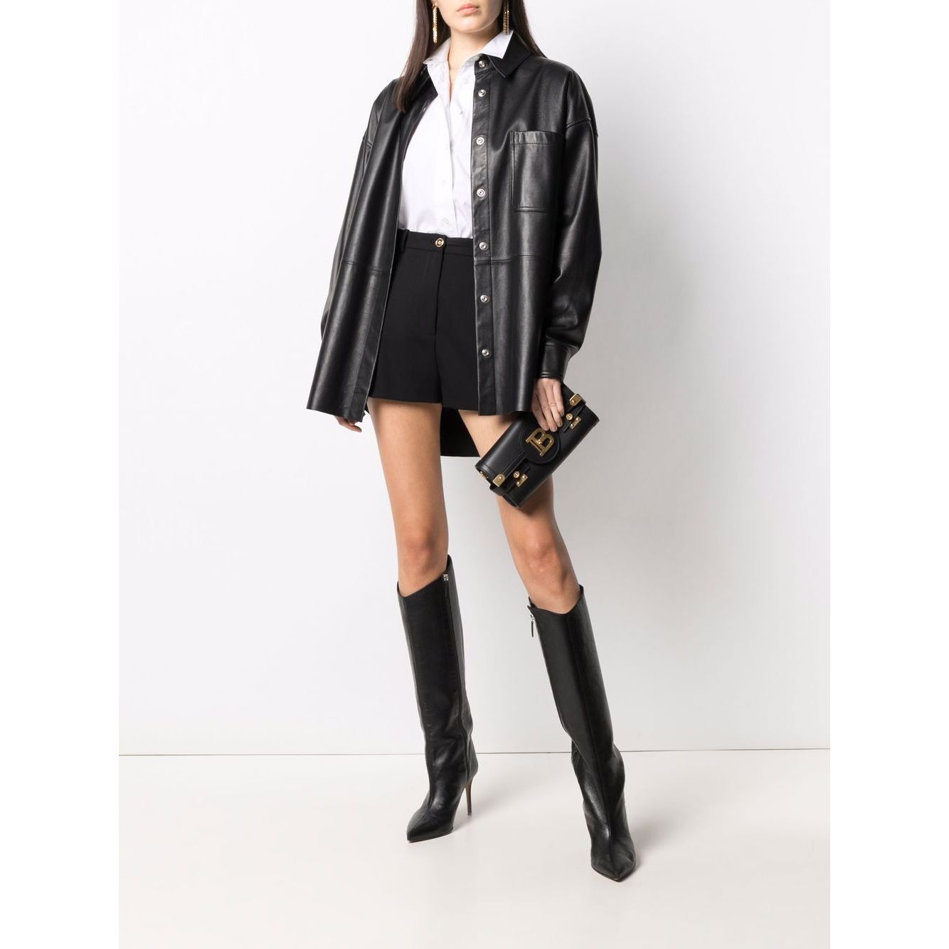 Balmain B-Buzz 23 clutch bag