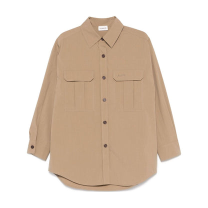 Parosh logo-embroidered shirt