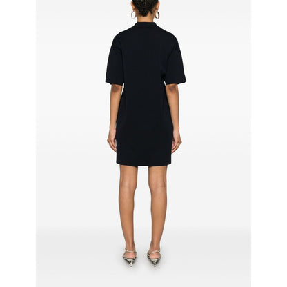 Parosh mini dress with collar detail and V-neckline