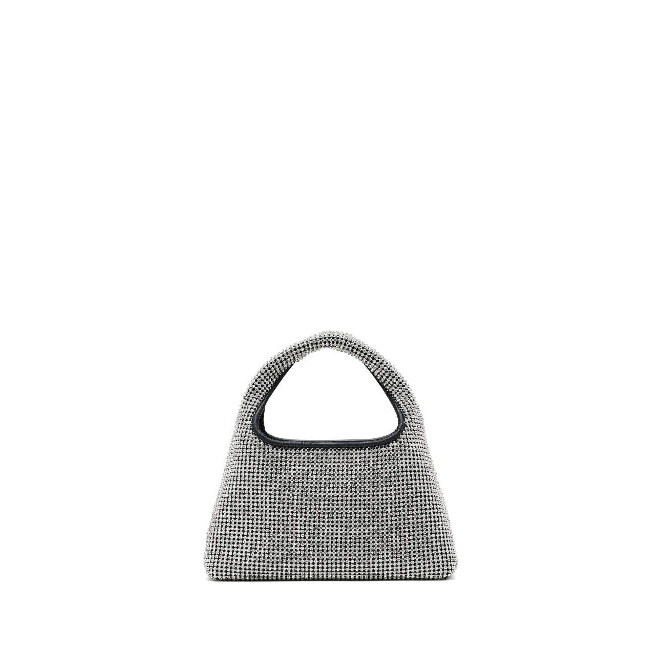 Front view with bag zipped and handles upright.