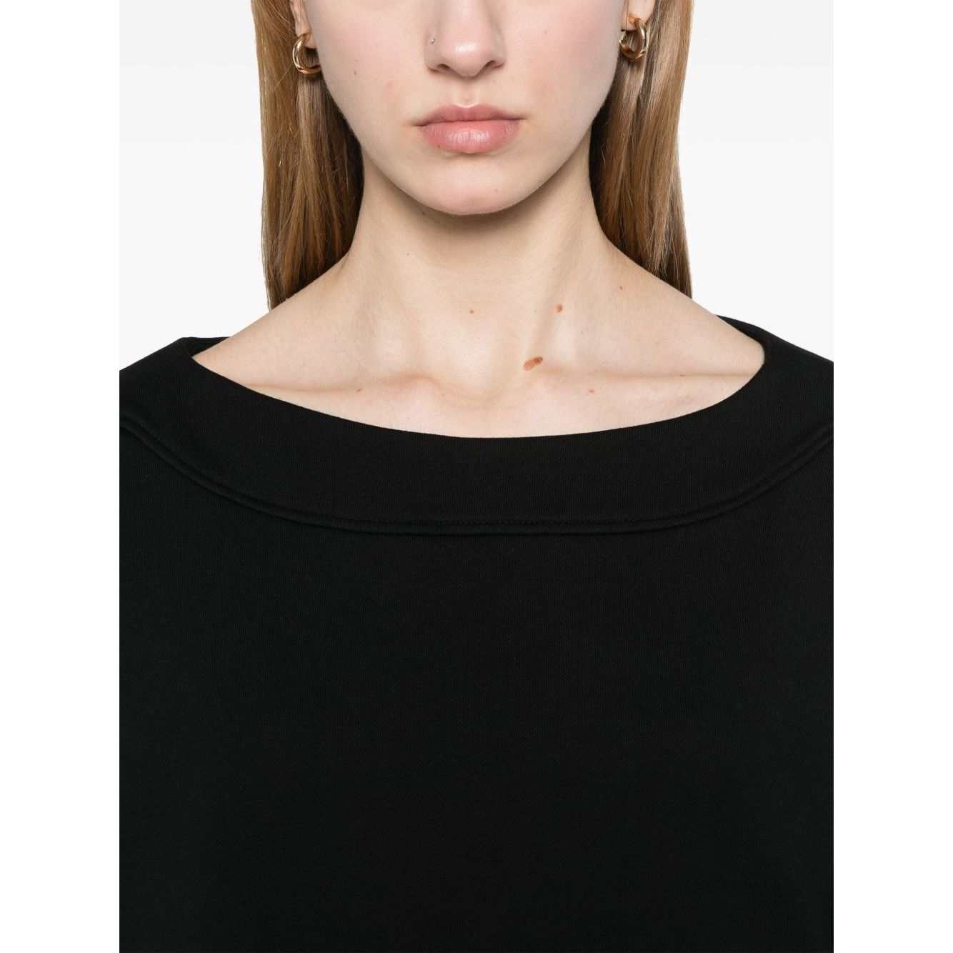 Emporio Armani logo embossed sweatshirt