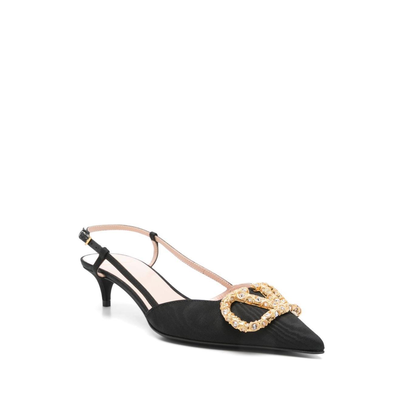 Valentino Garavani VLogo Slingback Pumps 40 WS0Q70FIZEDM-P25