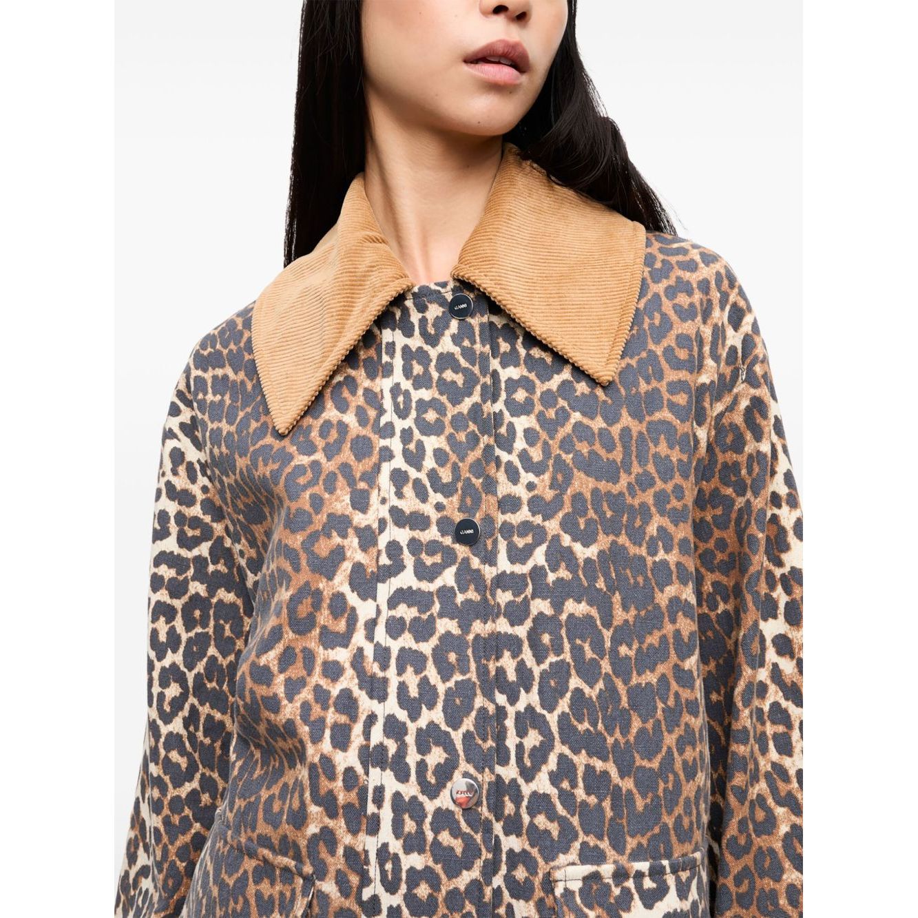 GANNI Jackets Brown
