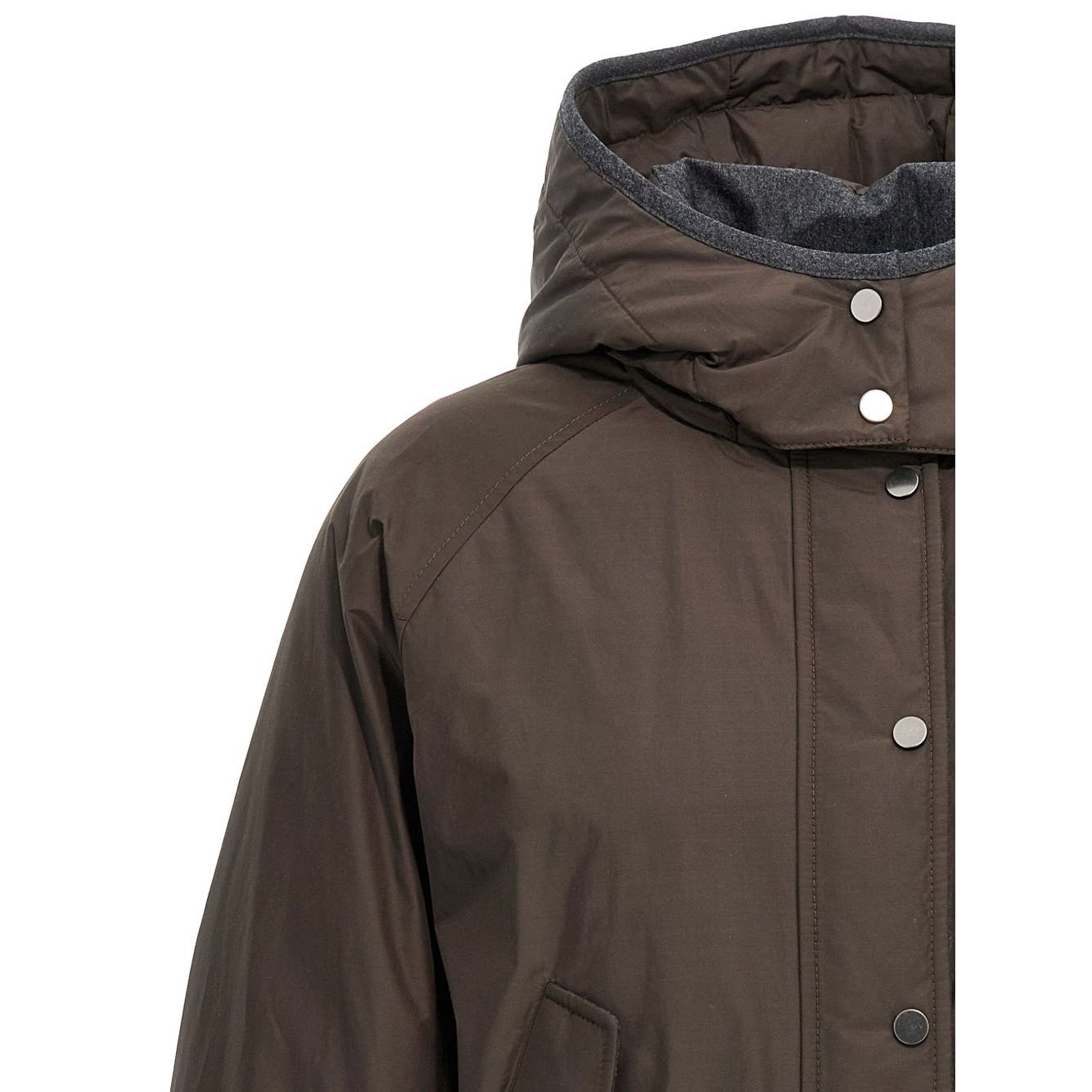 Brunello Cucinelli Coats Brown Jackets