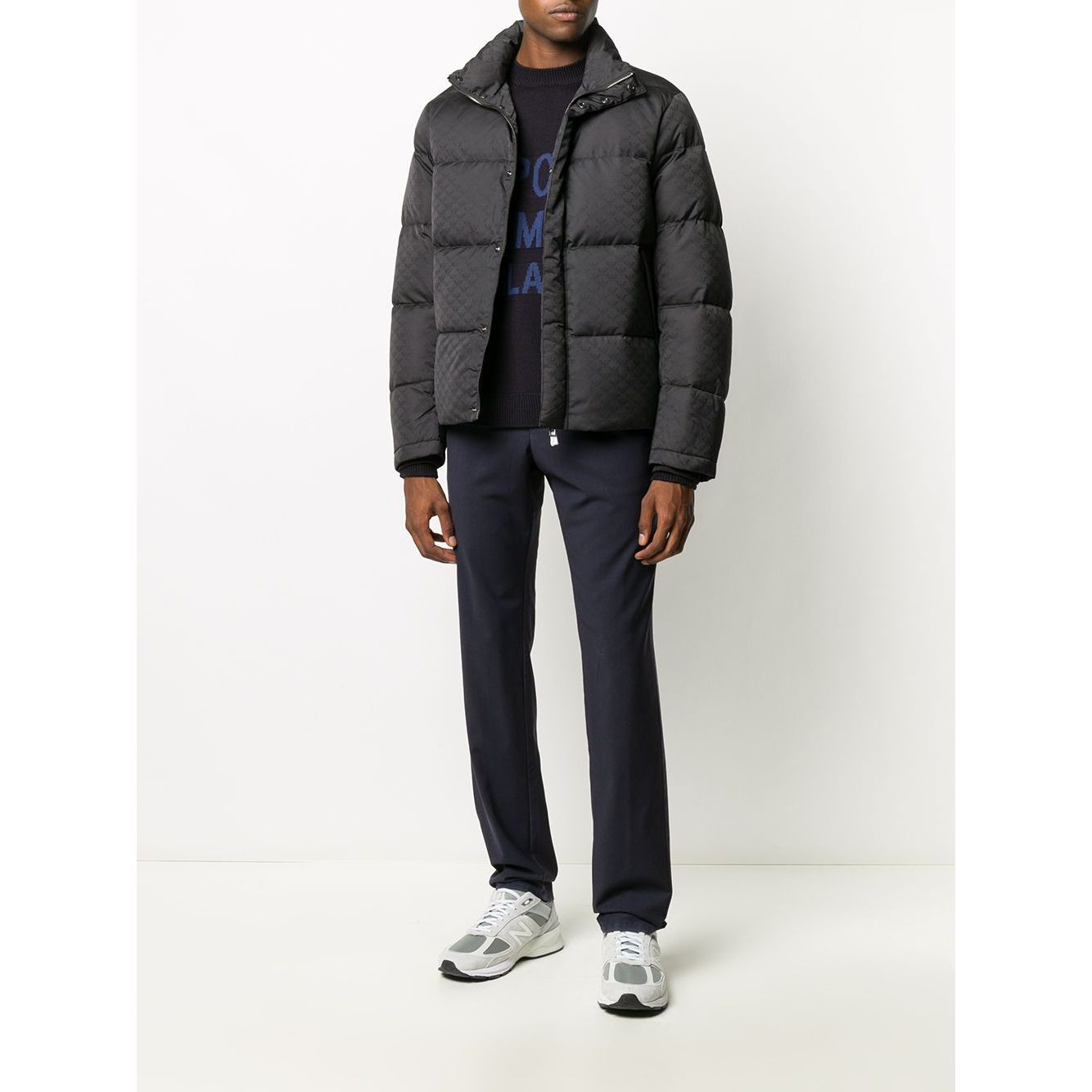 Emporio Armani Coats Black Jackets