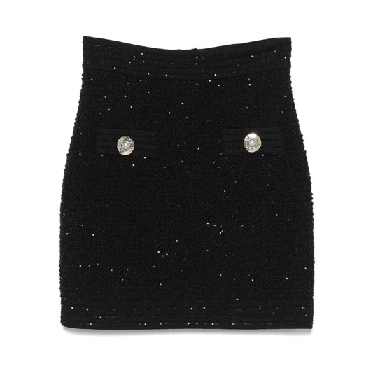 Balmain Tweed Mini Skirt Skirts