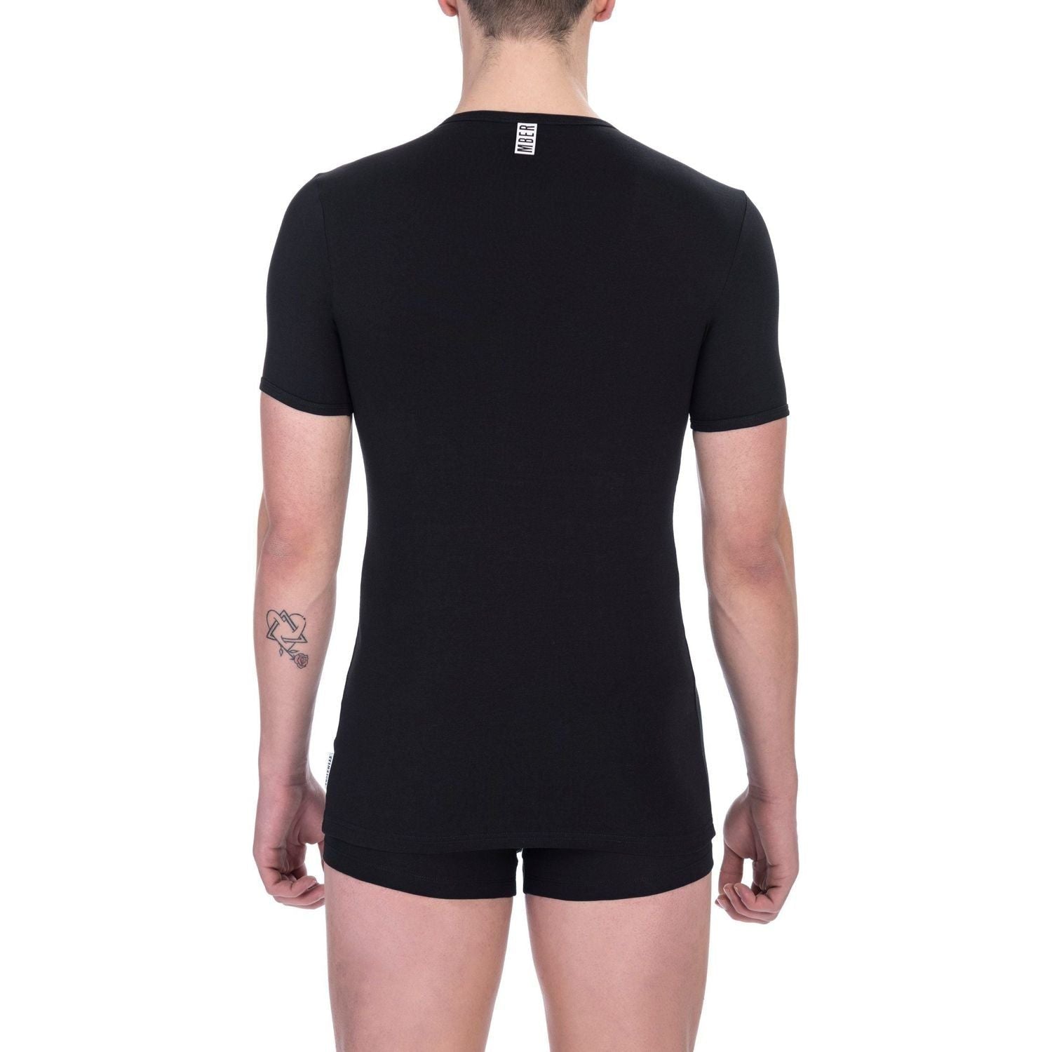 Bikkembergs Black Cotton T-Shirt
