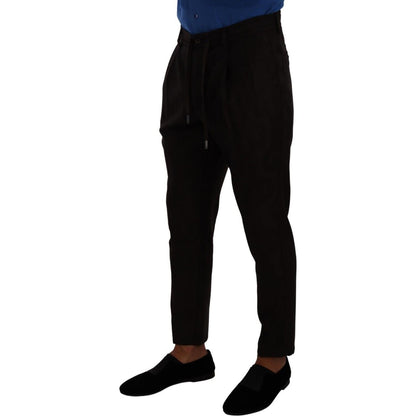 Dolce & Gabbana Bordeaux Wool Men Skinny Trouser Pants