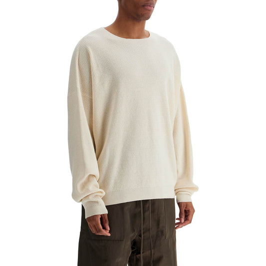 Fear Of God ESSENTIALS waffle crew neck pul