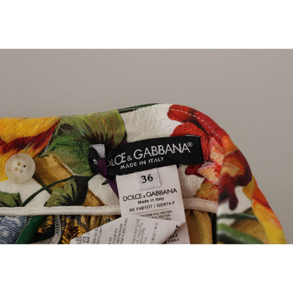 Dolce & Gabbana Multicolor Patchwork Sicily Long Maxi Skirt