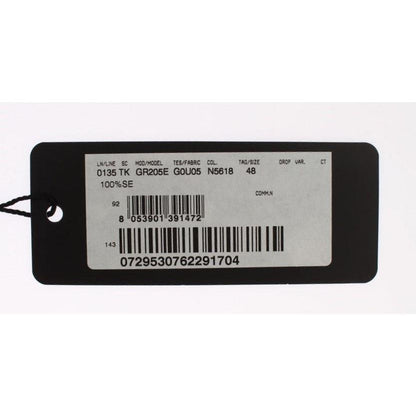 Dolce & Gabbana Gray Waist Belt Silk Cummerbund