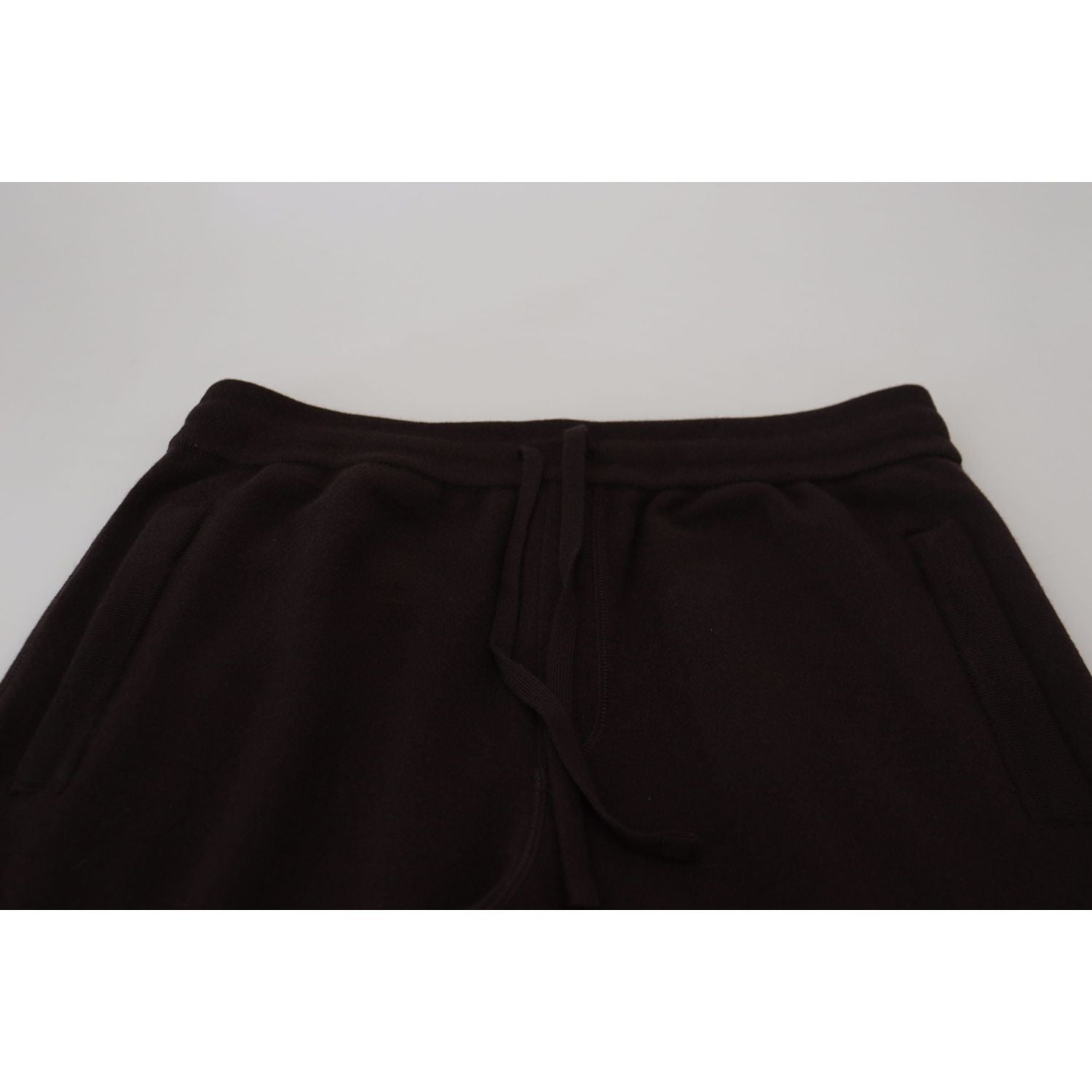 Dolce & Gabbana Brown Cashmere Trousers Bottoms Drawstring Pants