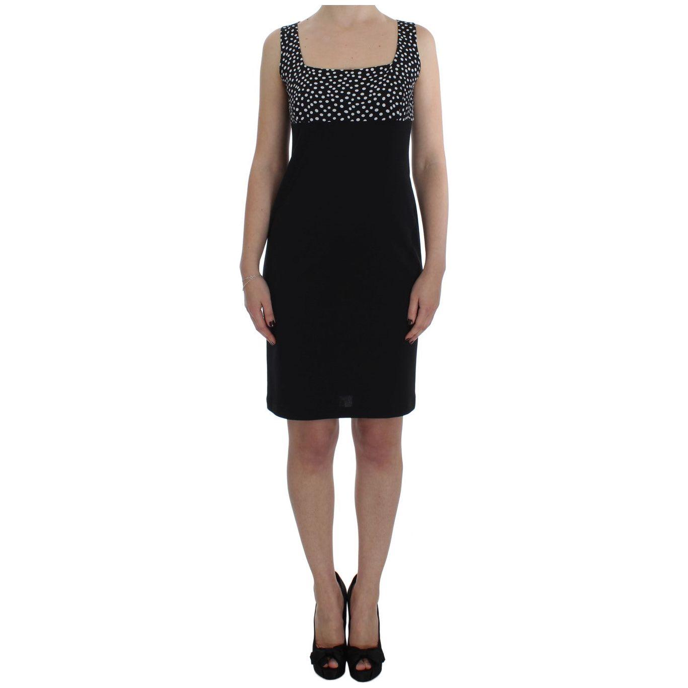 BENCIVENGA Black Stretch Sheath Dress & Sweater Set