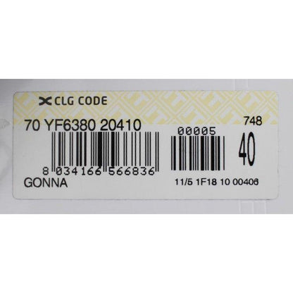 GF Ferre Blue Cotton Denim Mini Skirt