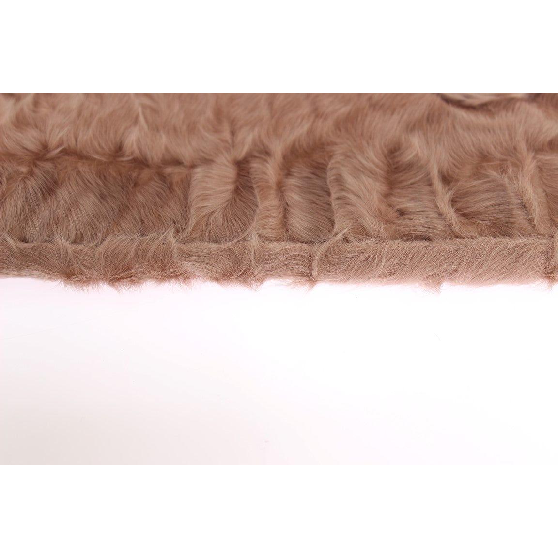 Dolce & Gabbana Beige Suede Xiangao Fur Elbow Gloves