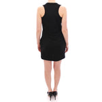Ermanno Scervino Black Nylon Lace Detail Mini Dress Ermanno Scervino Tan